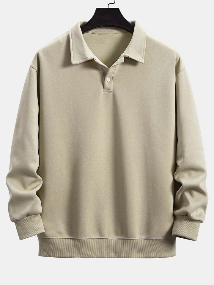 Miguel | Sudadera con cuello polo y corte relajado