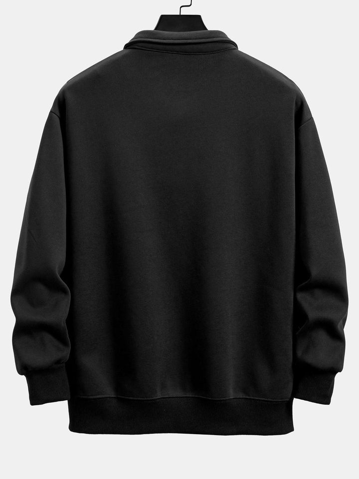 Miguel | Sudadera con cuello polo y corte relajado