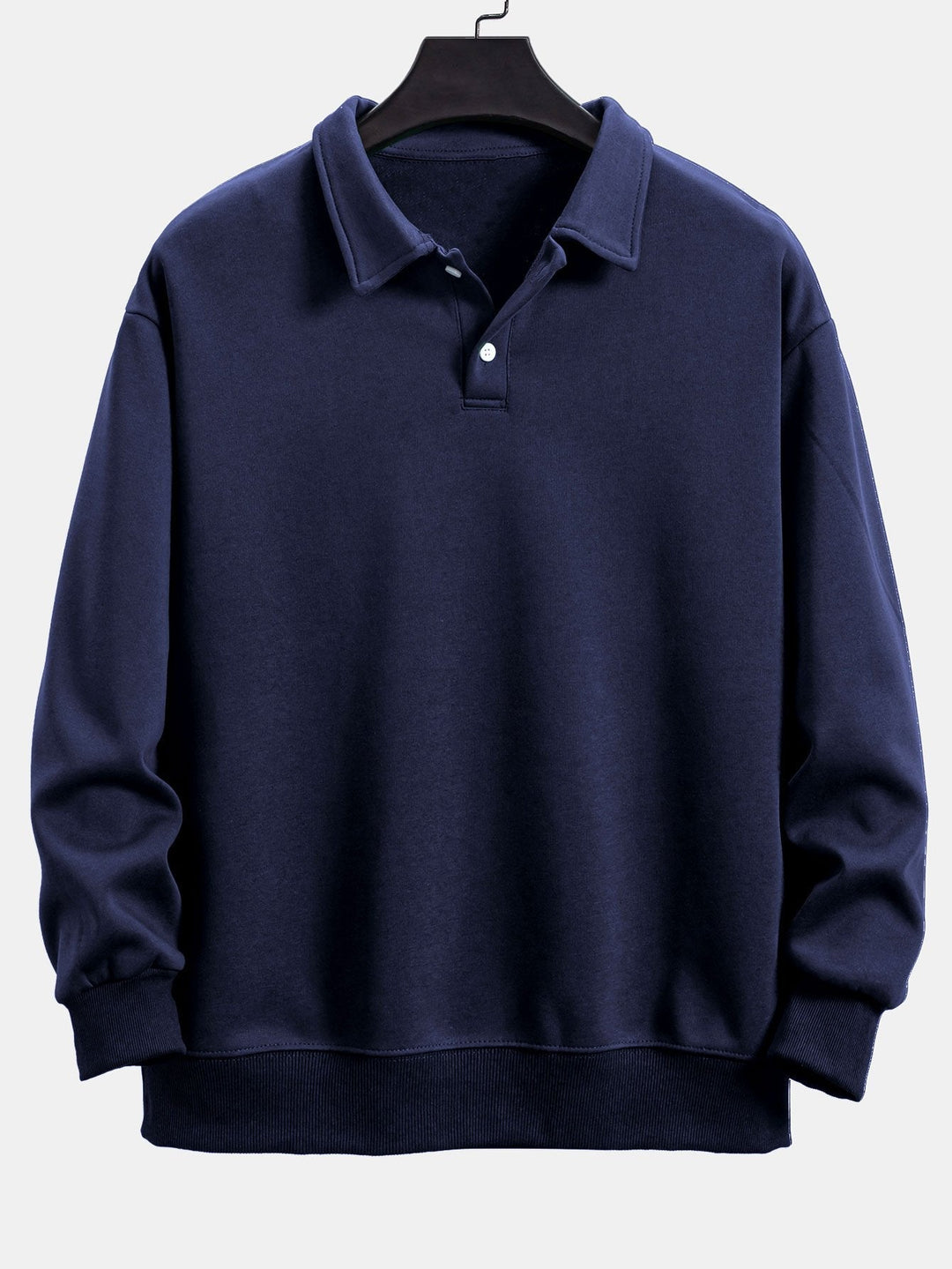 Miguel | Sudadera con cuello polo y corte relajado