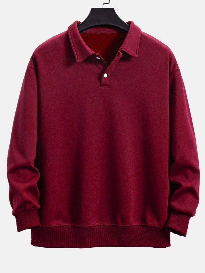 Miguel | Sudadera con cuello polo y corte relajado
