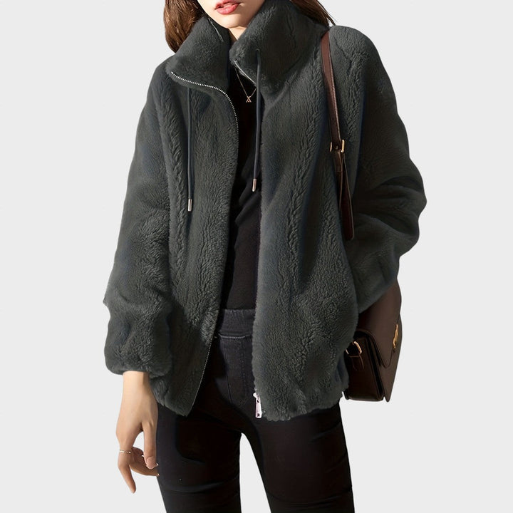 Mireia | Chaqueta con cremallera de silueta relajada