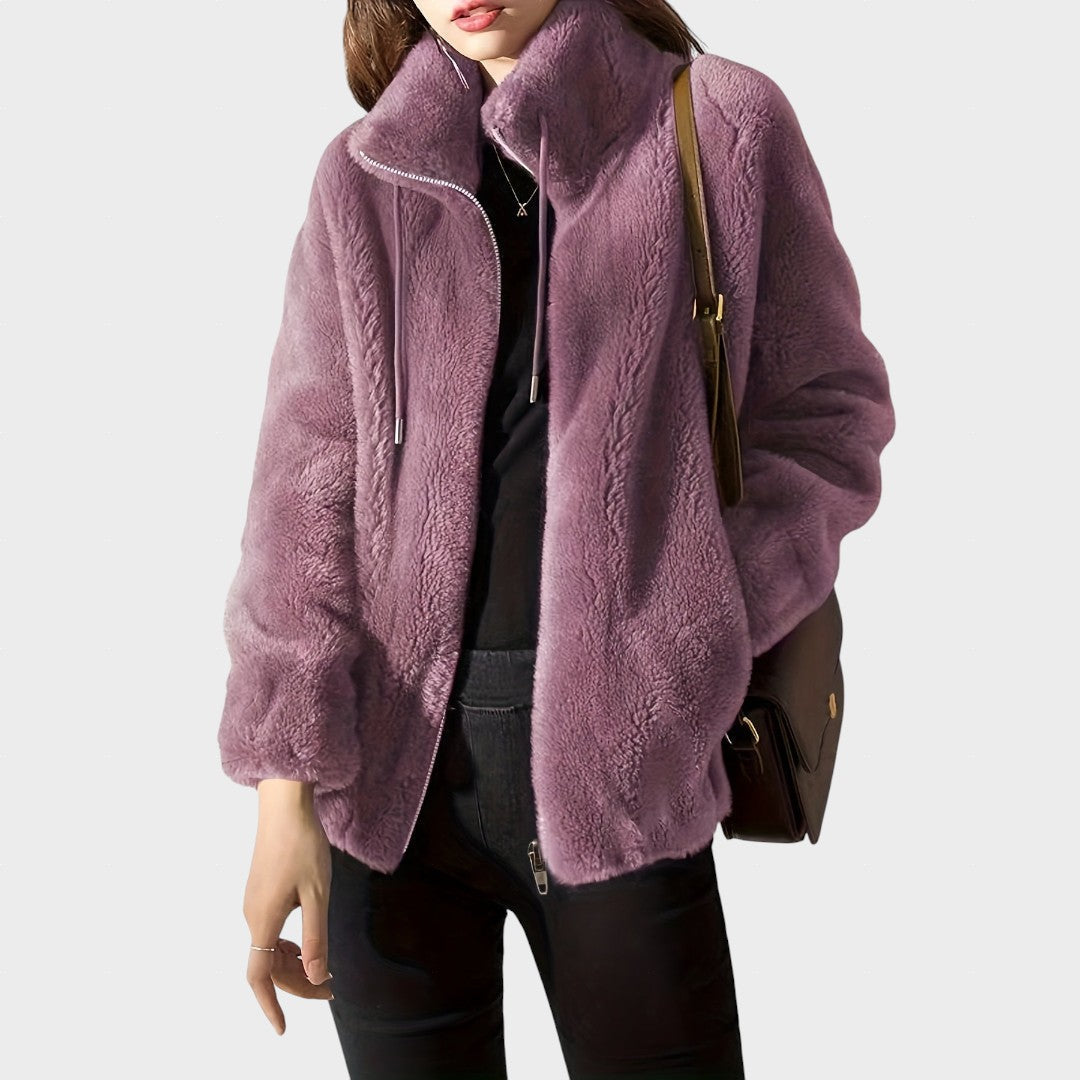 Mireia | Chaqueta con cremallera de silueta relajada