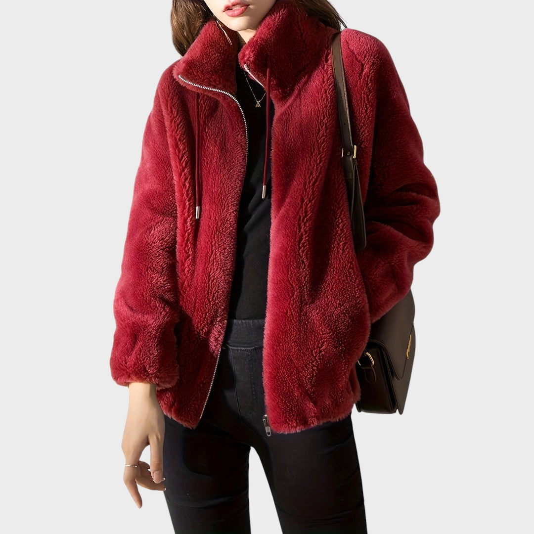 Mireia | Chaqueta con cremallera de silueta relajada