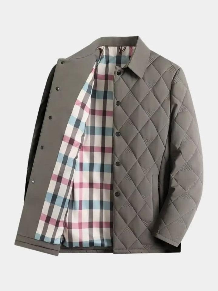Moisés | Chaqueta acolchada con forro de cuadros
