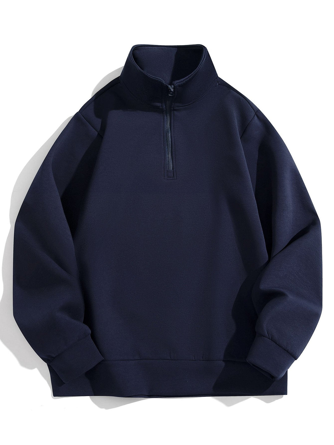 Moisés | Sudadera con cuello alto y cremallera corta