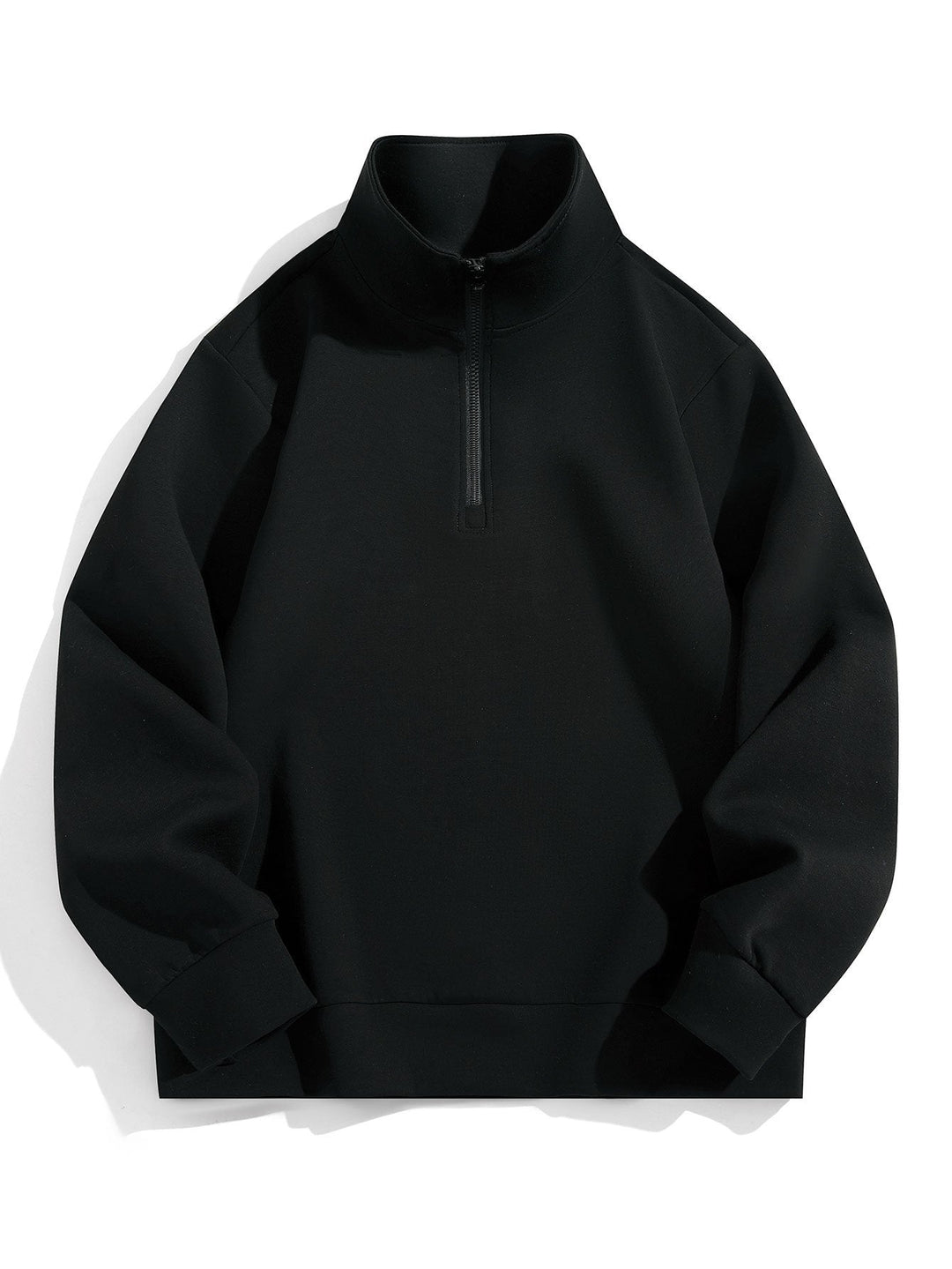 Moisés | Sudadera con cuello alto y cremallera corta