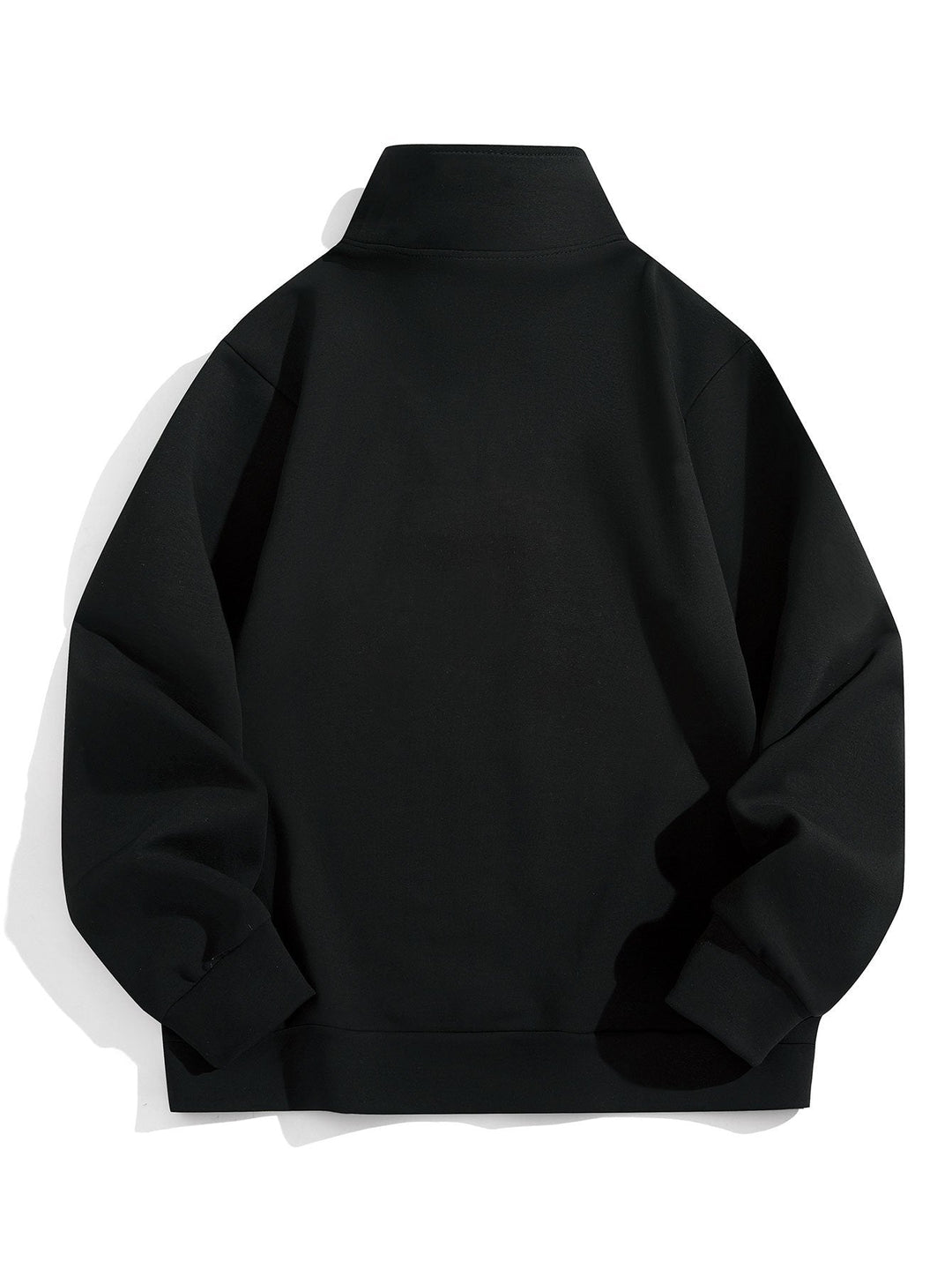 Moisés | Sudadera con cuello alto y cremallera corta