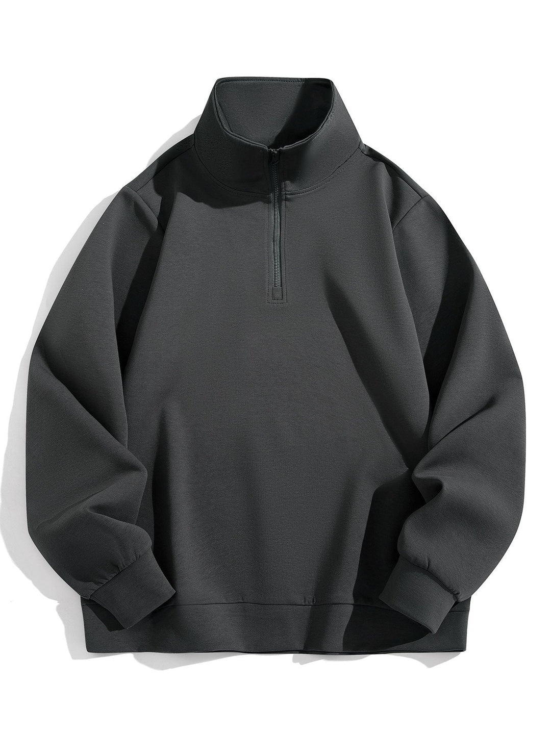 Moisés | Sudadera con cuello alto y cremallera corta