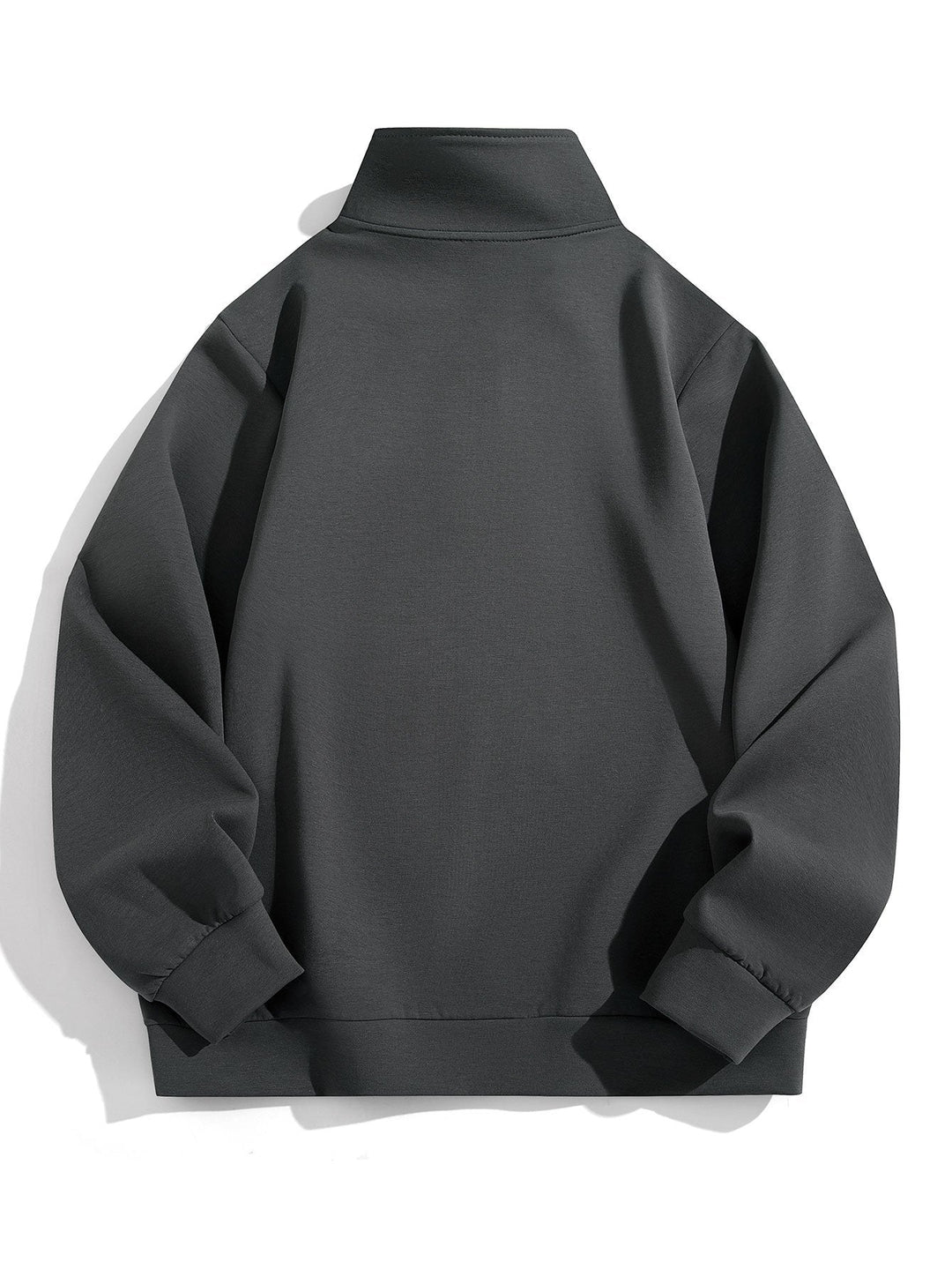 Moisés | Sudadera con cuello alto y cremallera corta