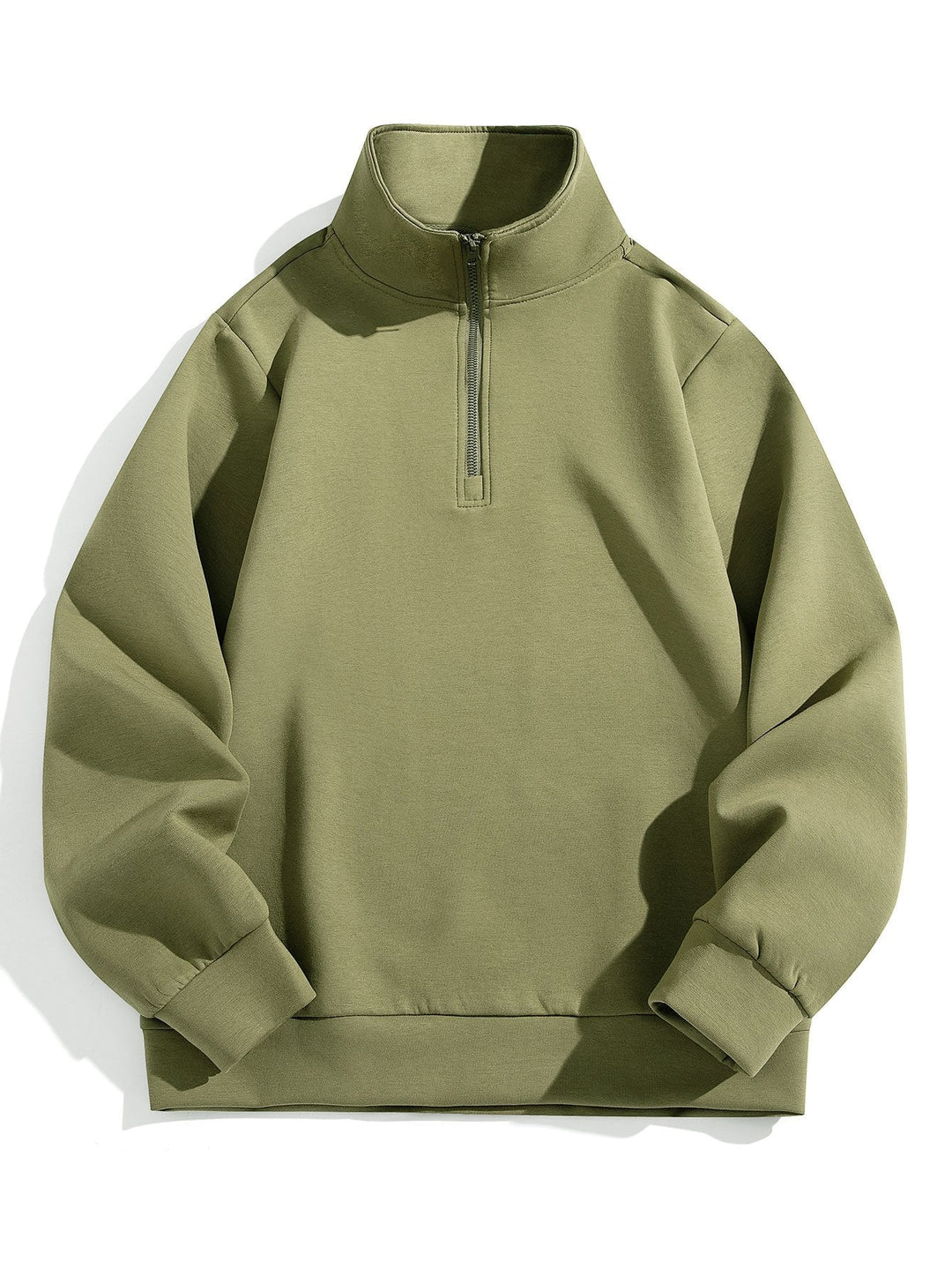 Moisés | Sudadera con cuello alto y cremallera corta