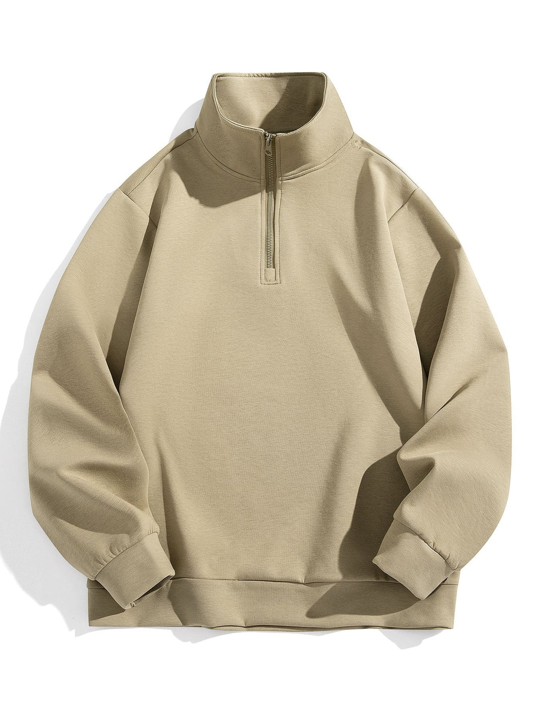 Moisés | Sudadera con cuello alto y cremallera corta