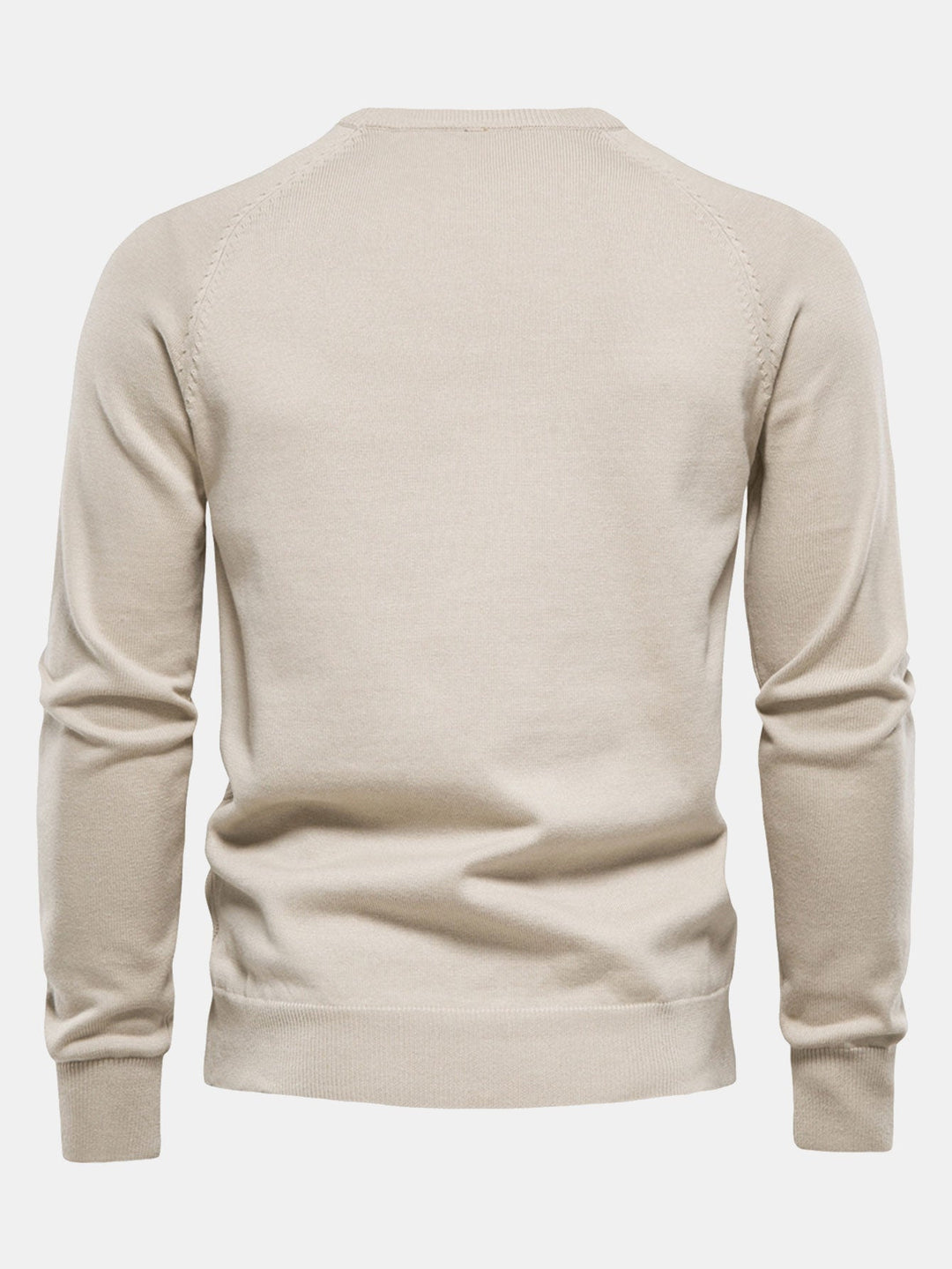 Nemesio | Jersey jacquard con dibujo geométrico y cuello redondo