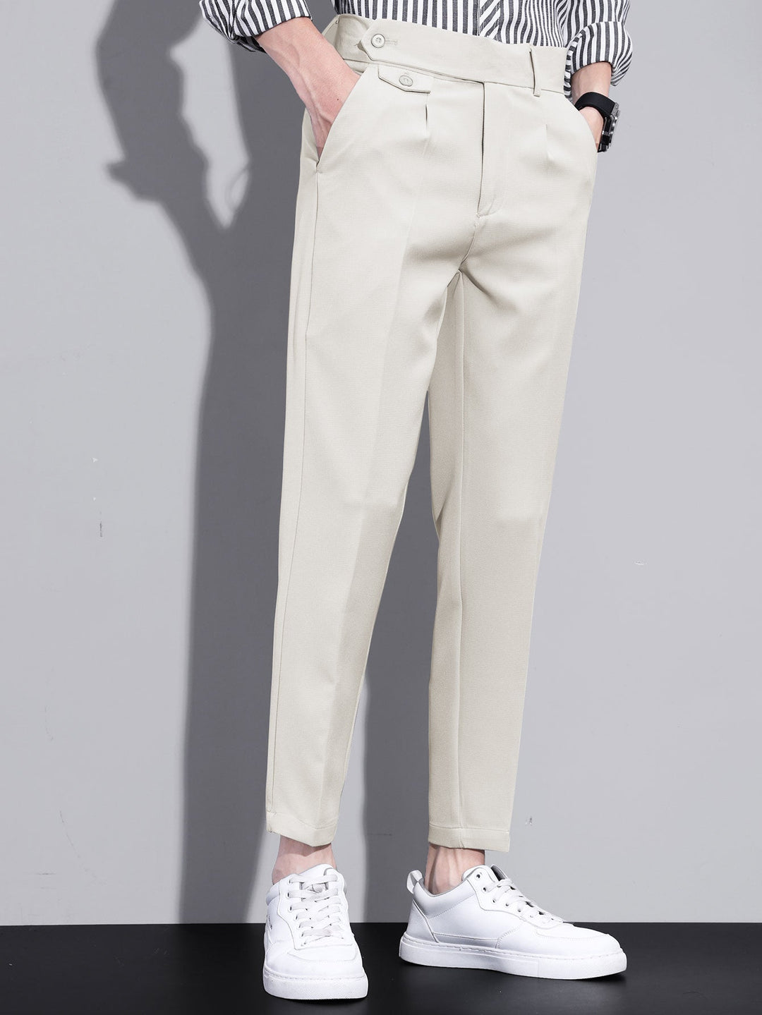 Nicanor | Pantalón de vestir cropped slim fit