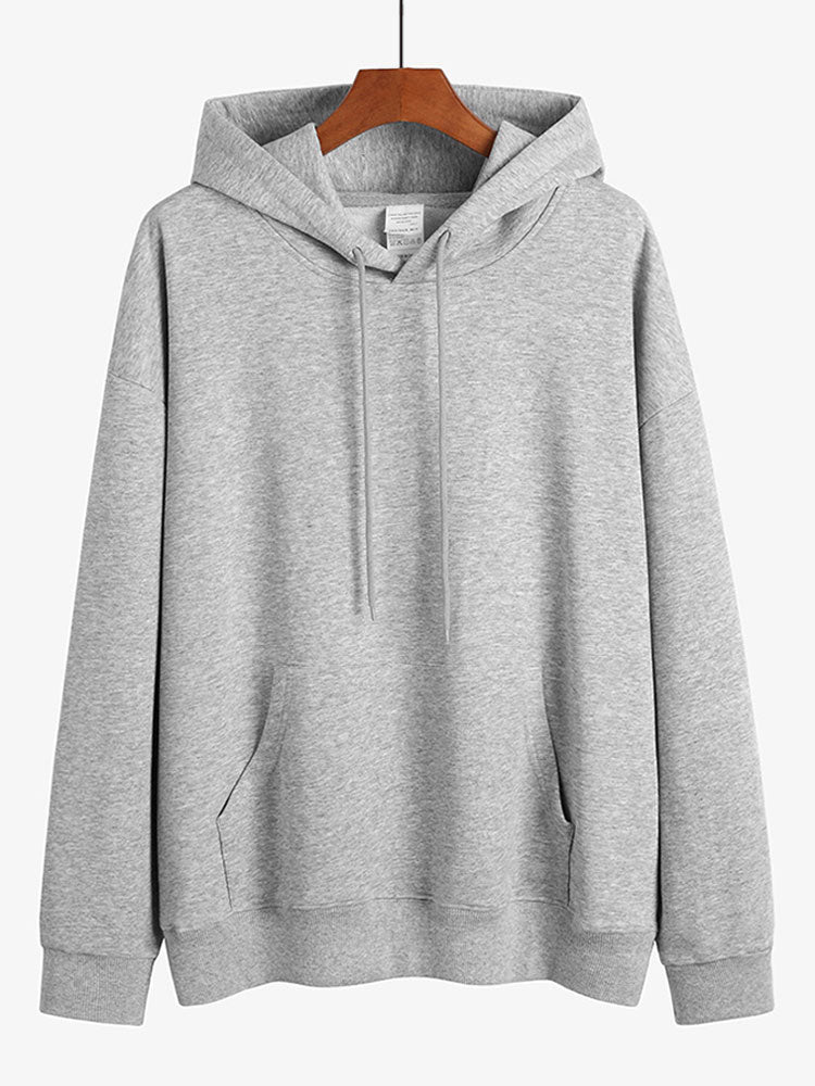 Norberto | Sudadera con capucha básica premium de algodón