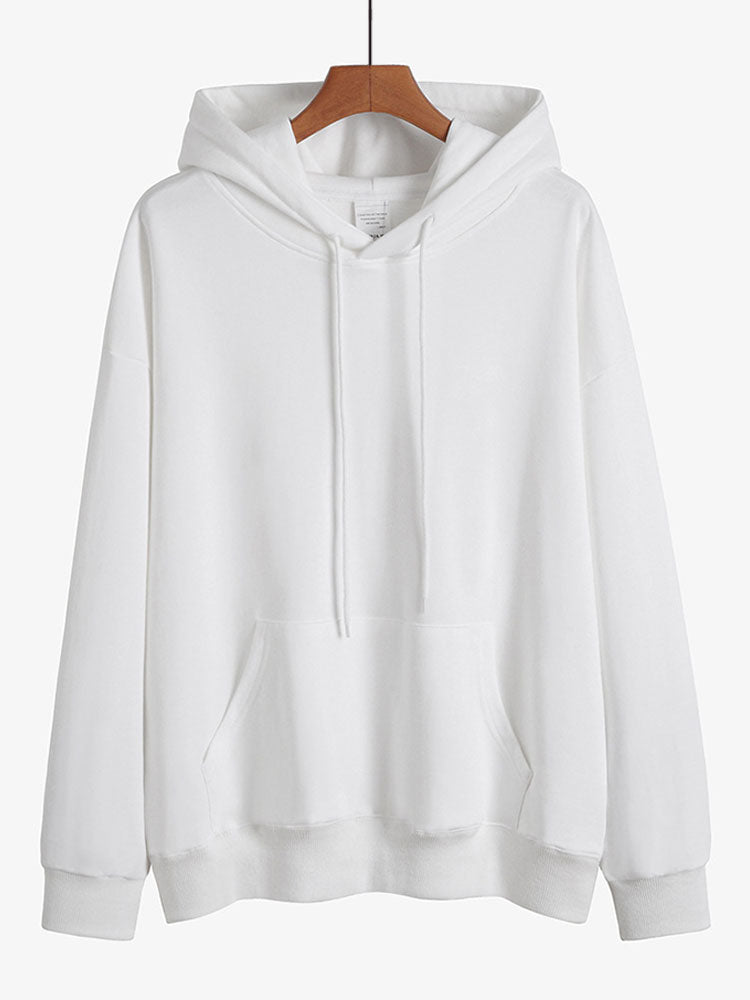 Norberto | Sudadera con capucha básica premium de algodón