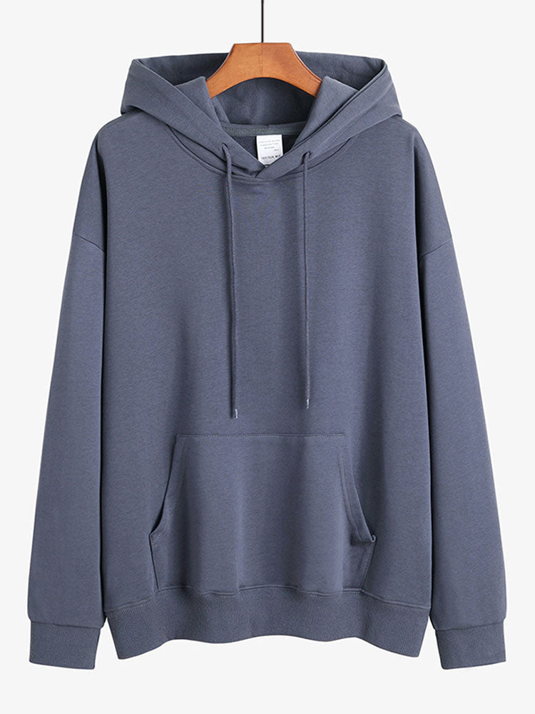Norberto | Sudadera con capucha básica premium de algodón