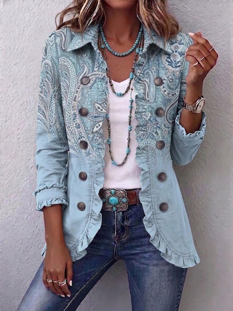 Nuria | Chaqueta vintage con motivo paisley