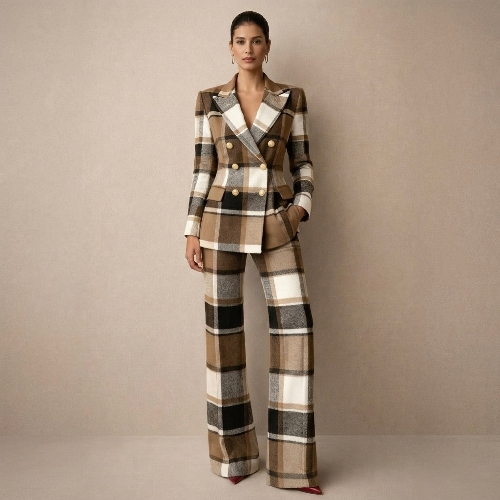 Nuria | Traje con americana cruzada