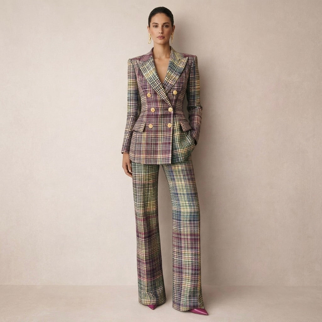 Nuria | Traje con americana cruzada