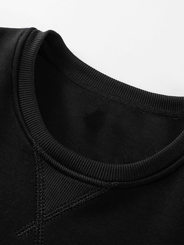 Octavio | Sudadera de color block con cuello redondo