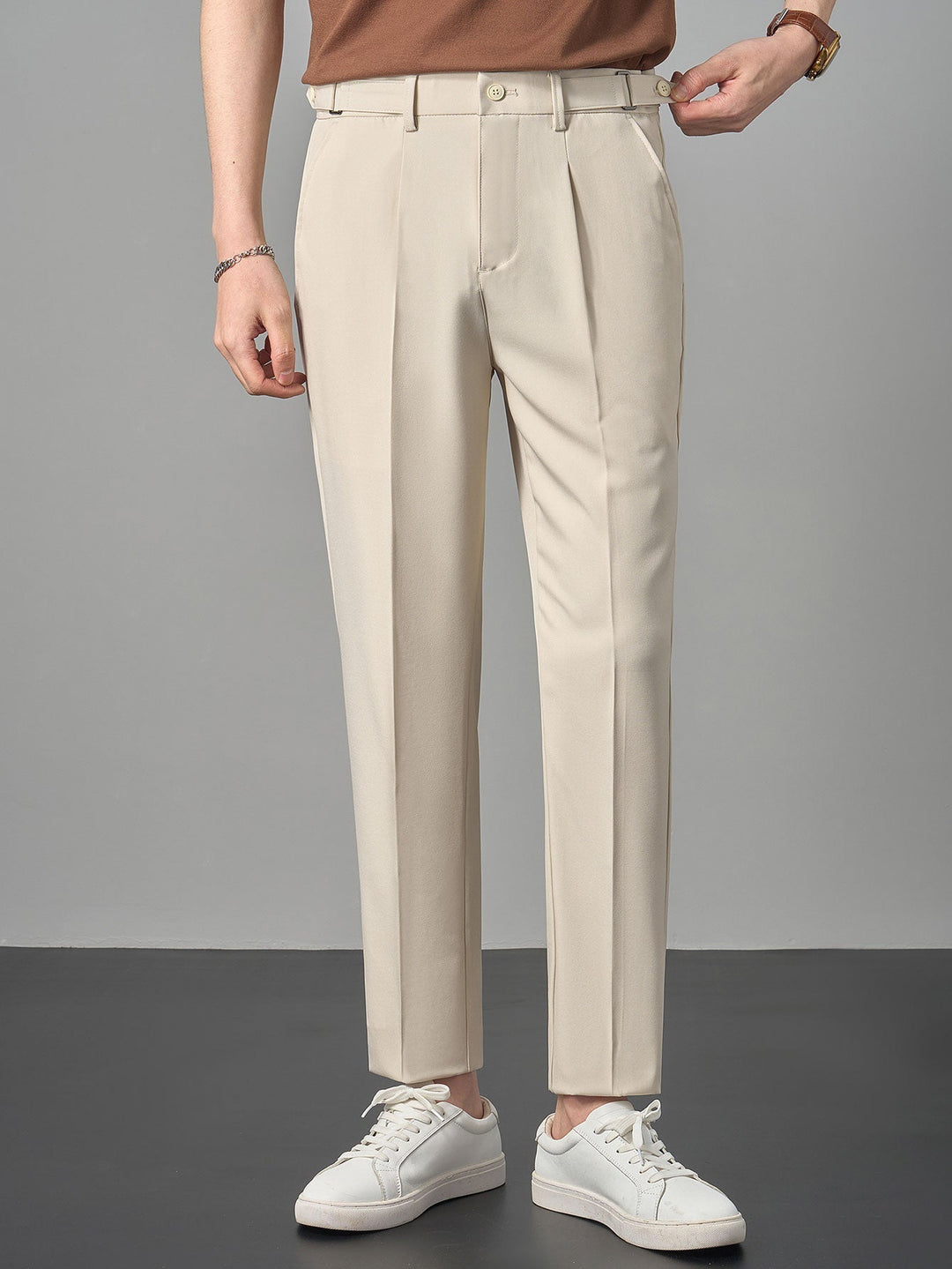 Olegario | Pantalón de vestir slim fit Nápoles