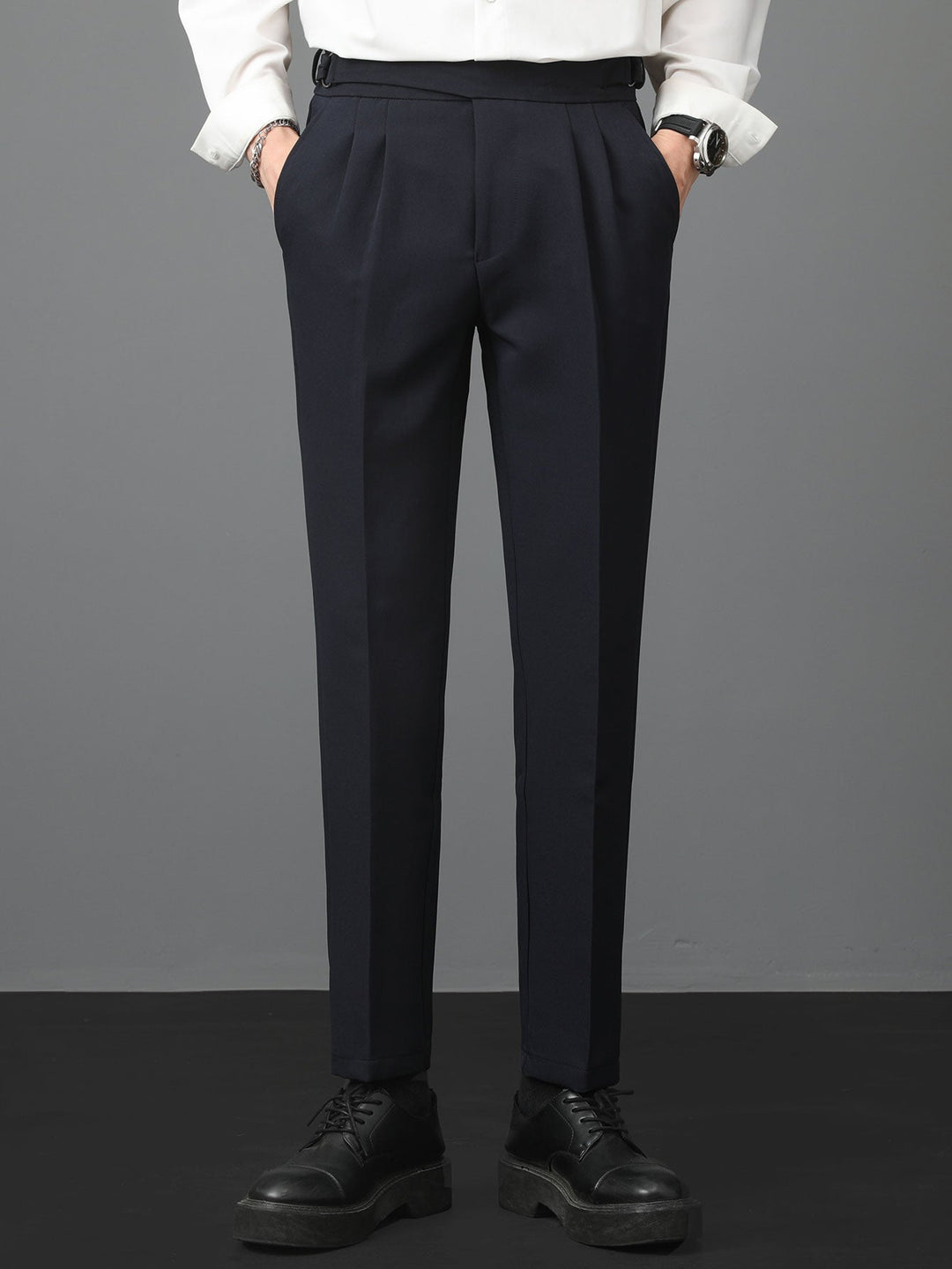 Onésimo | Pantalón de vestir slim fit de talle alto