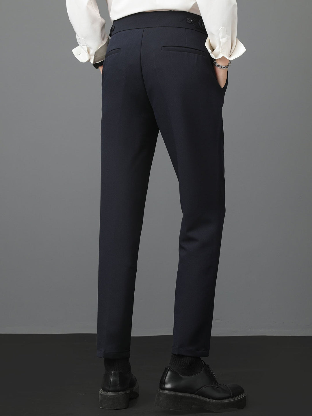 Onésimo | Pantalón de vestir slim fit de talle alto