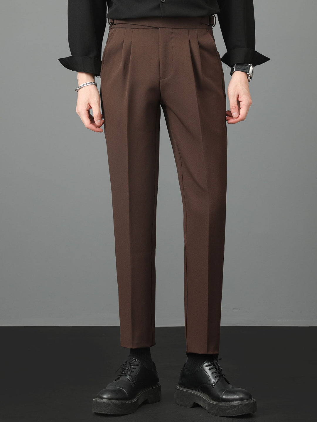 Onésimo | Pantalón de vestir slim fit de talle alto