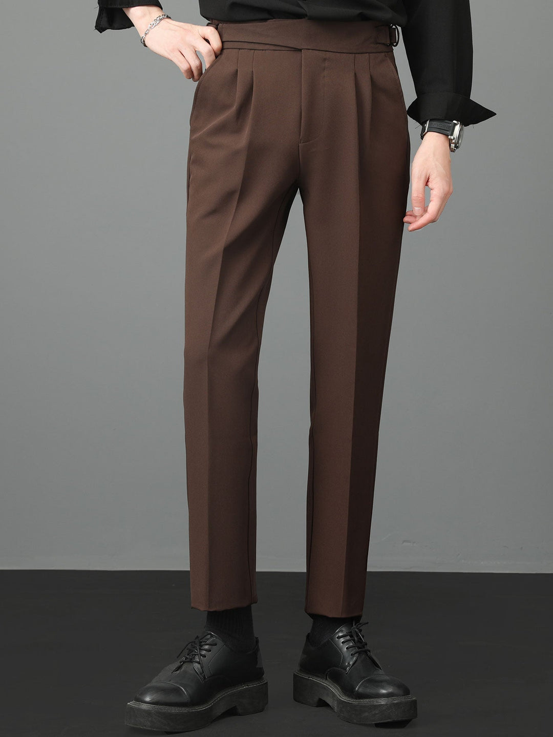 Onésimo | Pantalón de vestir slim fit de talle alto