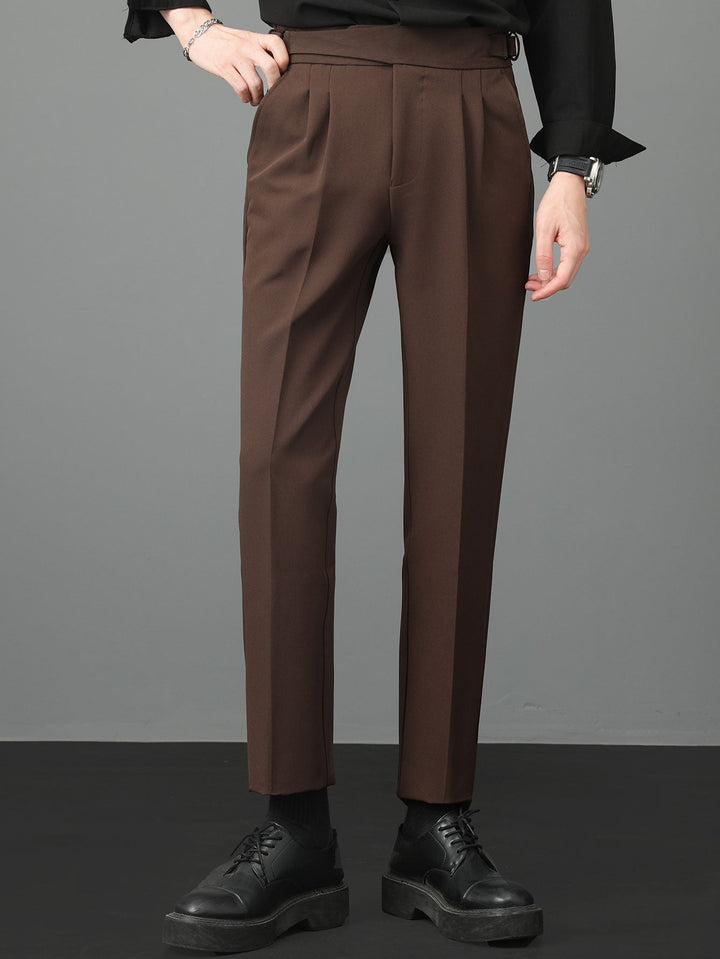 Onésimo | Pantalón de vestir slim fit de talle alto