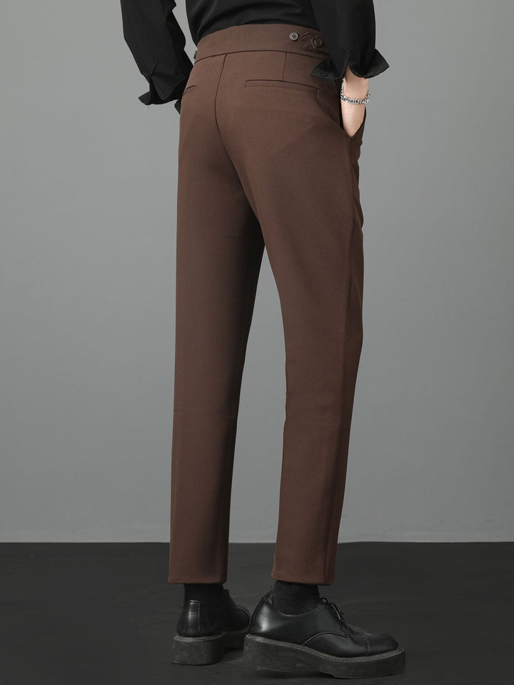Onésimo | Pantalón de vestir slim fit de talle alto