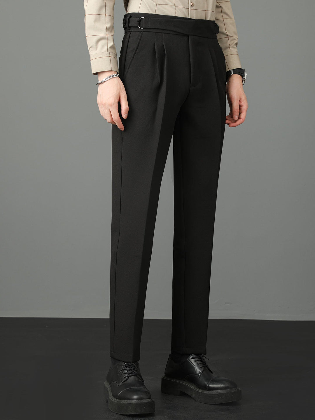 Onésimo | Pantalón de vestir slim fit de talle alto