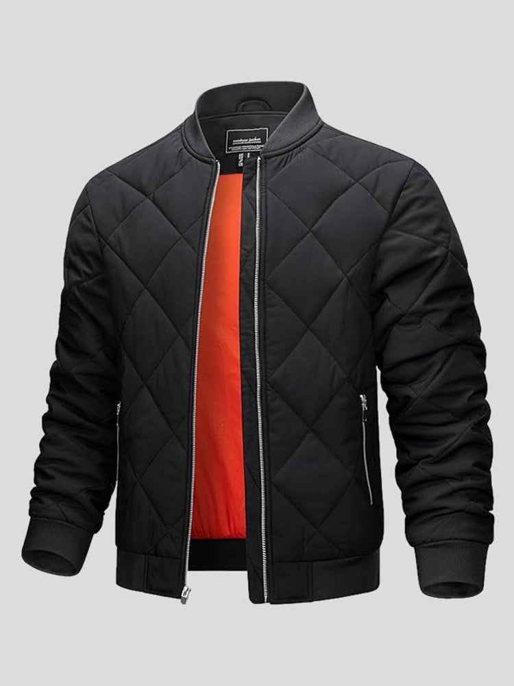 Pablo | Cazadora bomber elegante en gris oscuro