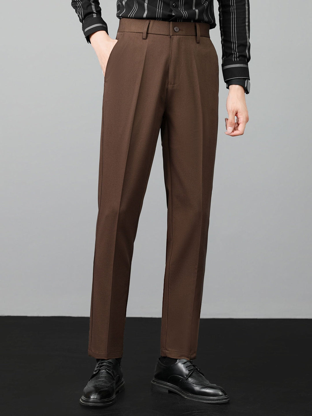 Pancracio | Pantalón de vestir slim fit refinado