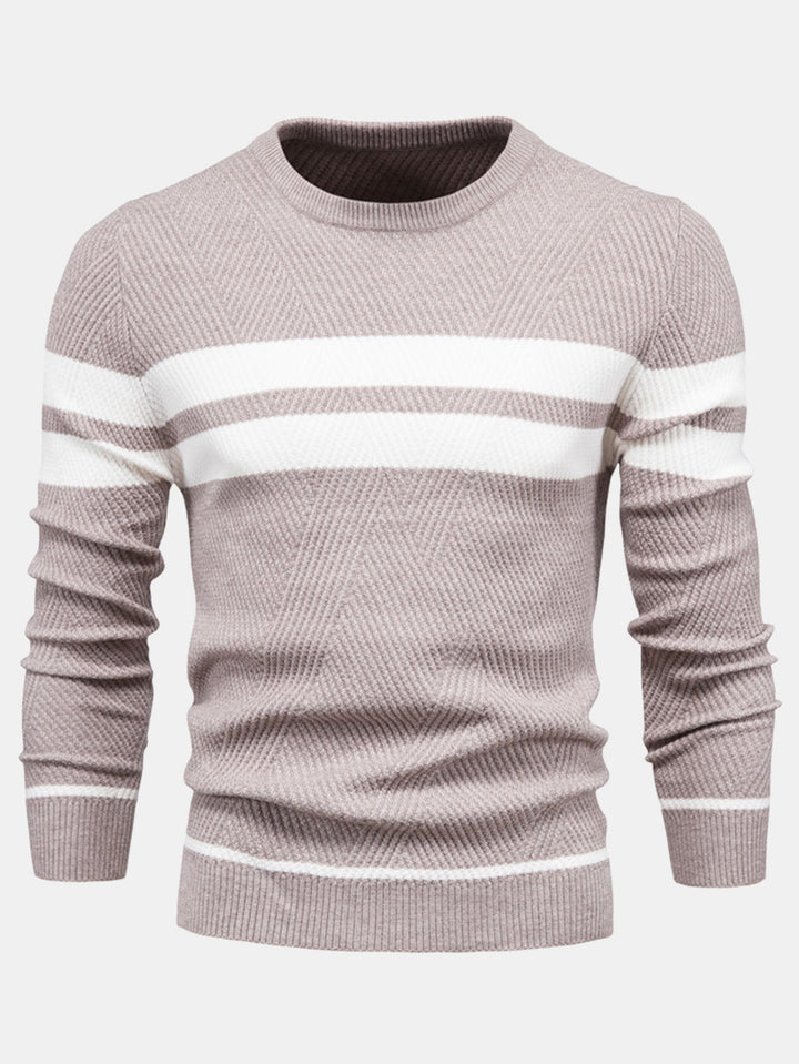 Quintín | Jersey de rayas con cuello redondo
