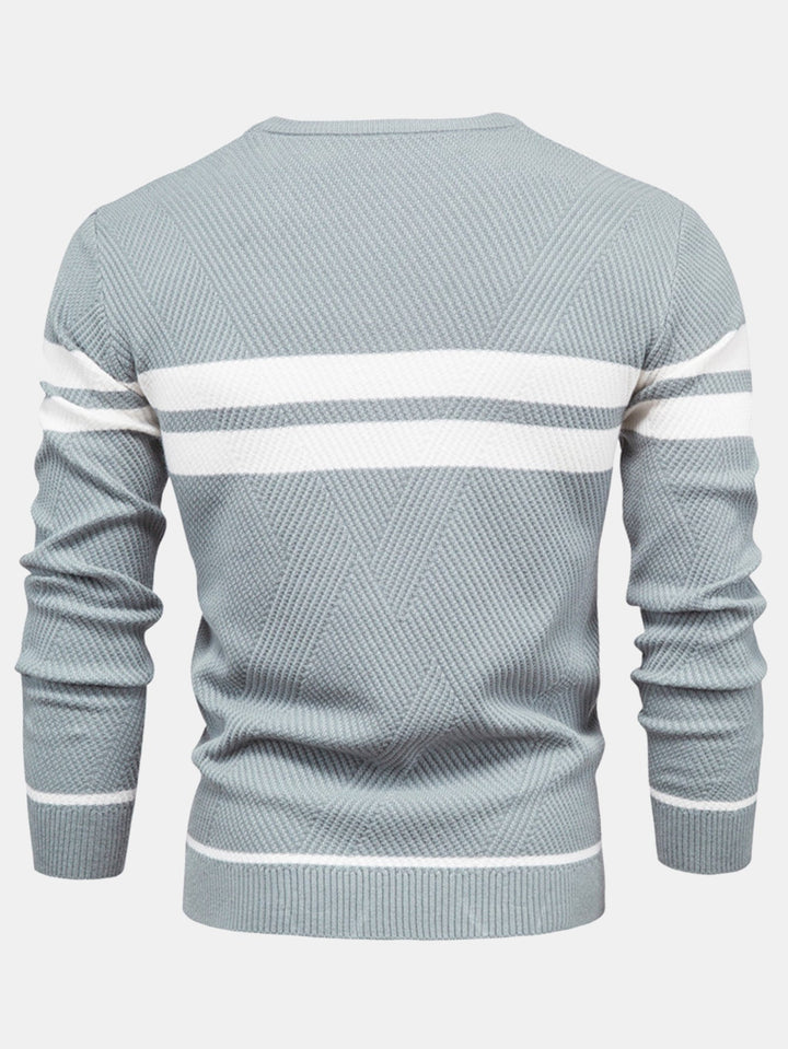 Quintín | Jersey de rayas con cuello redondo