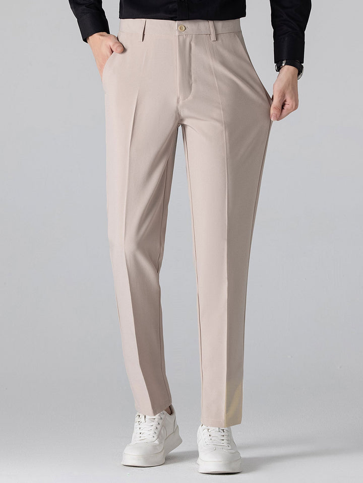 Quirino | Pantalón de vestir slim fit de pernera estrechada