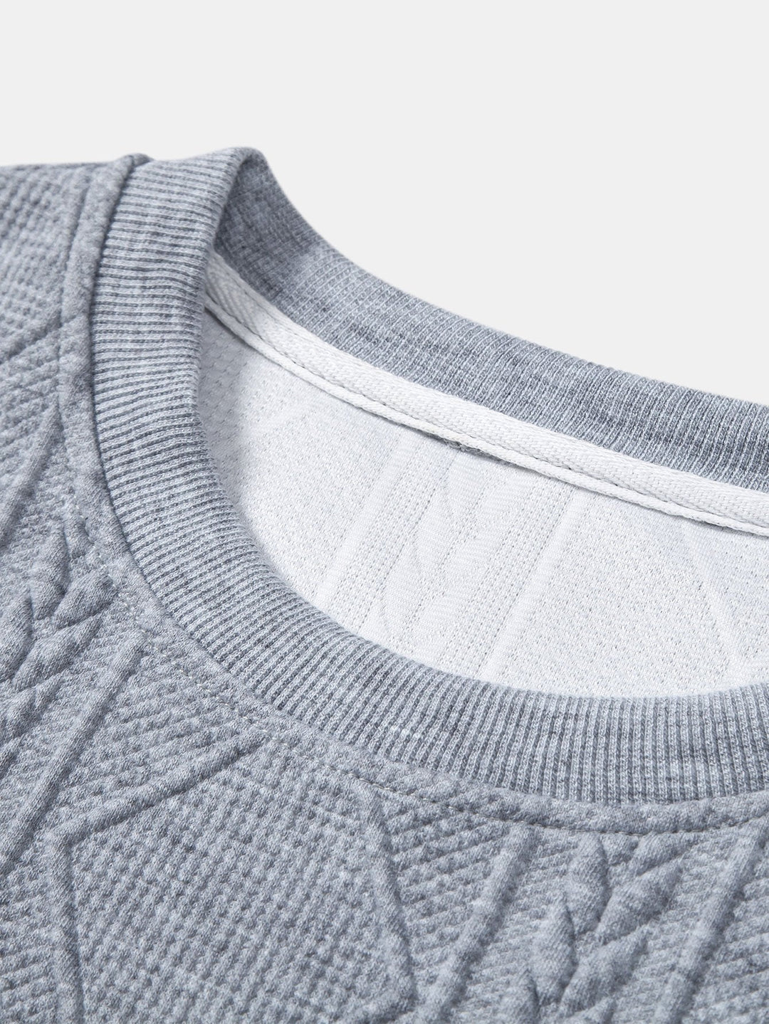 Ramón | Sudadera con dibujo jacquard geométrico y corte relajado