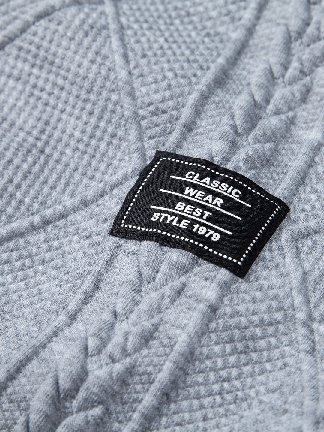 Ramón | Sudadera con dibujo jacquard geométrico y corte relajado