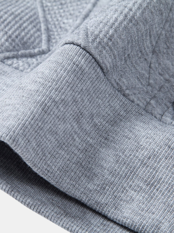 Ramón | Sudadera con dibujo jacquard geométrico y corte relajado