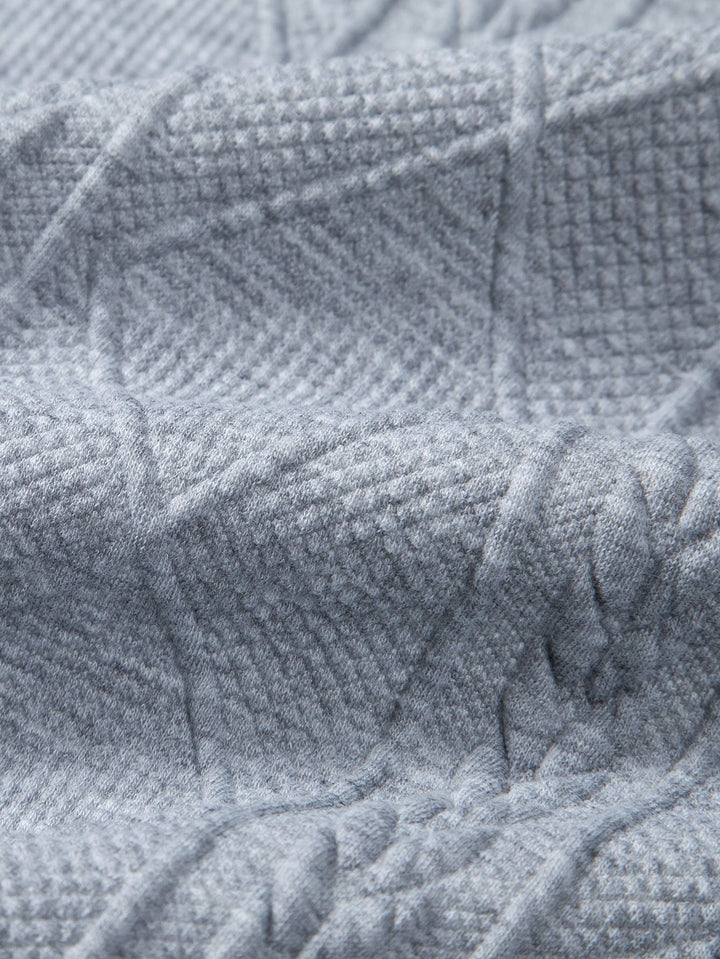 Ramón | Sudadera con dibujo jacquard geométrico y corte relajado