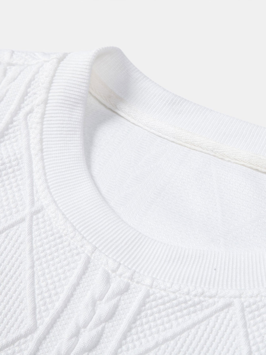 Ramón | Sudadera con dibujo jacquard geométrico y corte relajado
