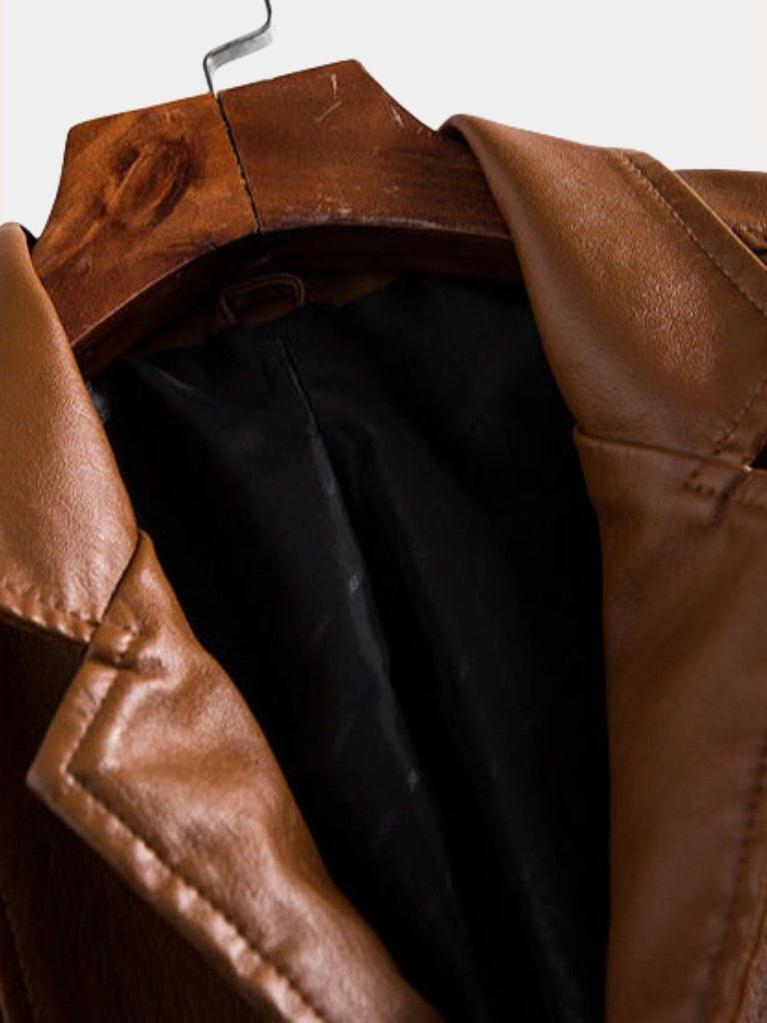 Raúl | Chaqueta casual en tono moca