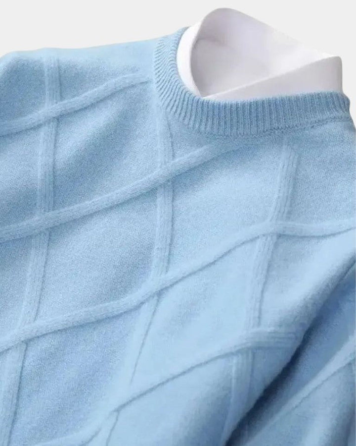 Roberto | Jersey topo con motivo de rombos