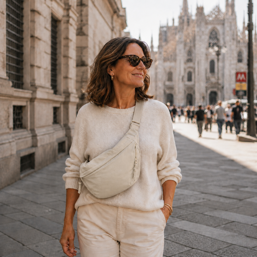 Rocío | Bolso de hombro beige