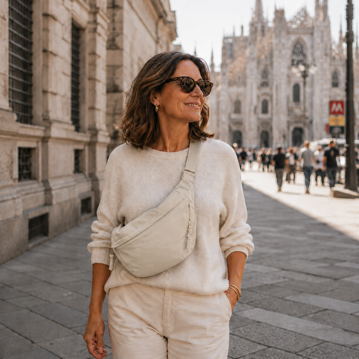 Rocío | Bolso de hombro beige