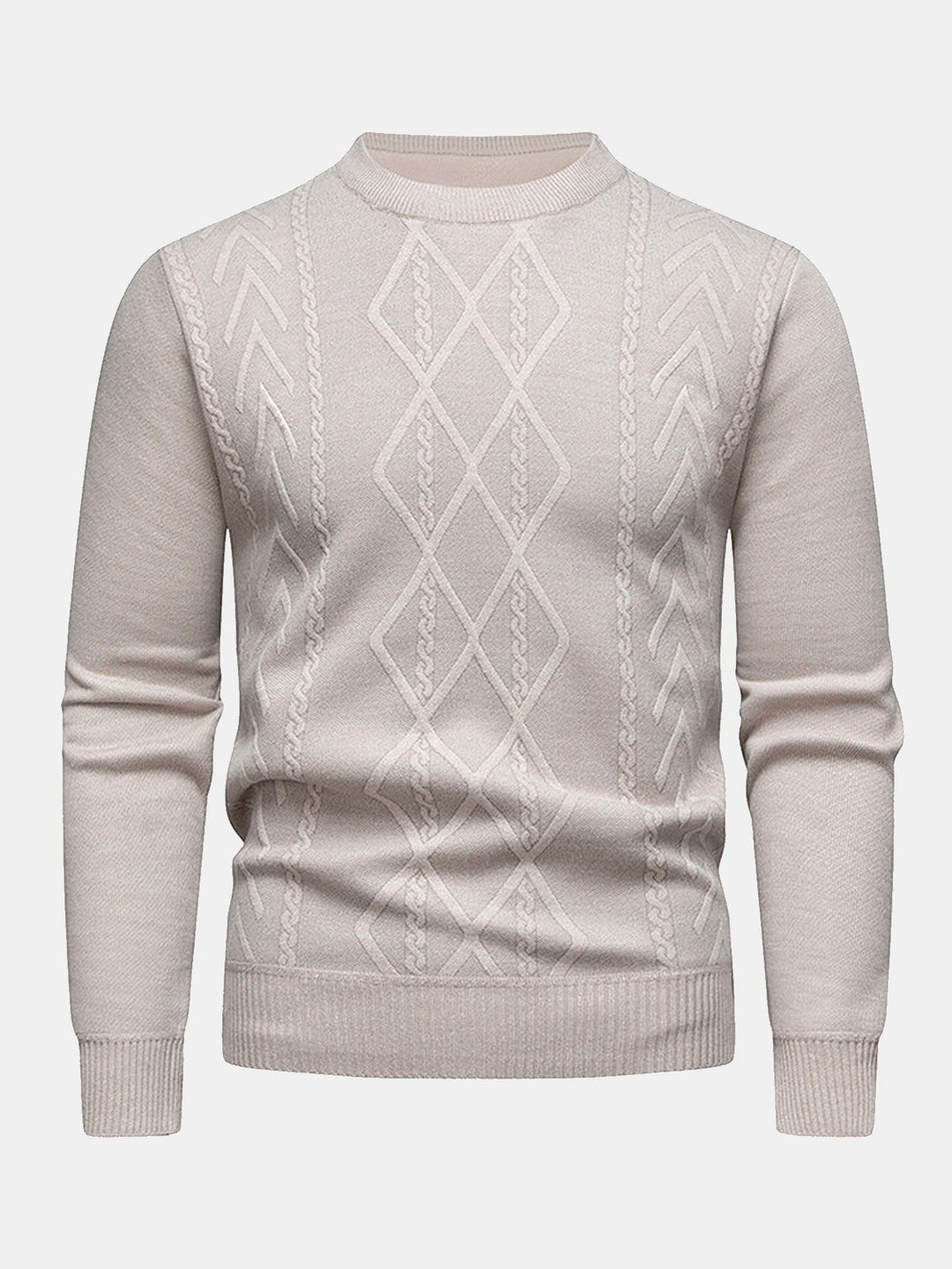 Rosendo | Jersey jacquard con patrón geométrico