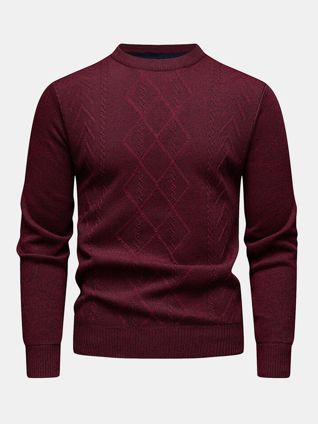 Rosendo | Jersey jacquard con patrón geométrico