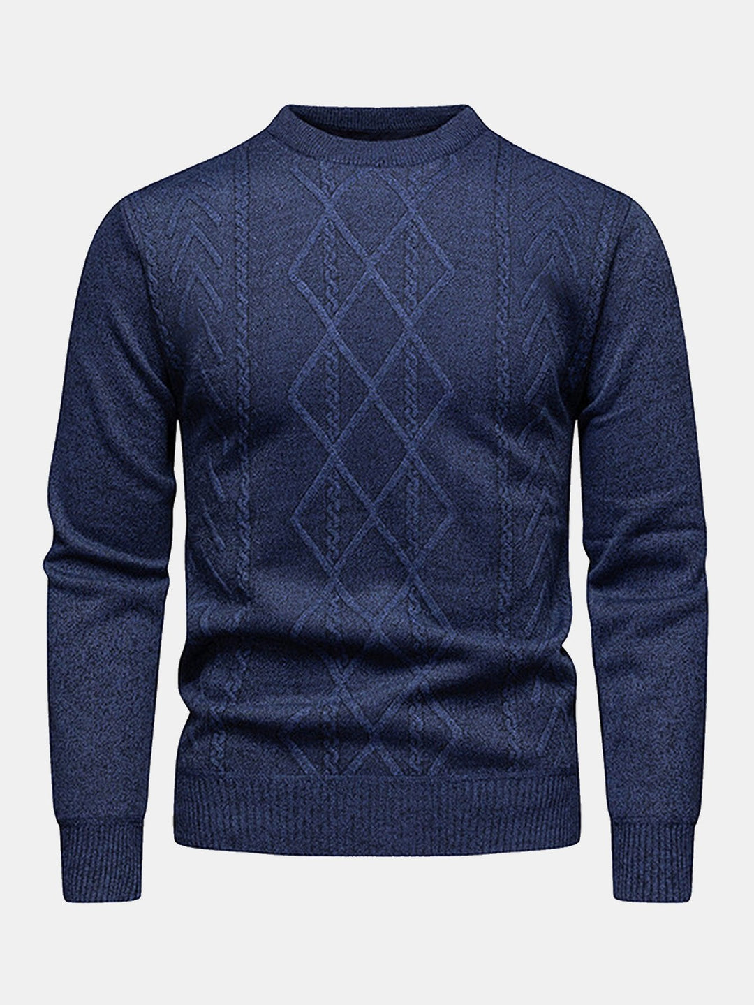 Rosendo | Jersey jacquard con patrón geométrico