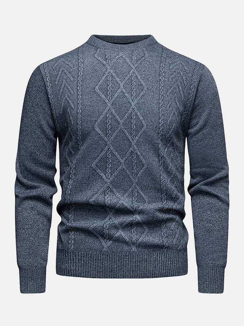 Rosendo | Jersey jacquard con patrón geométrico